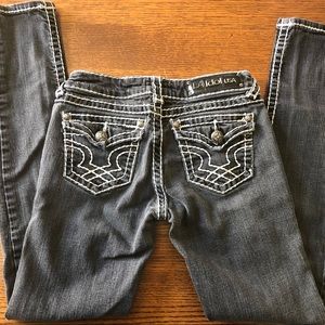 Faded black/gray LA idol Skinnies